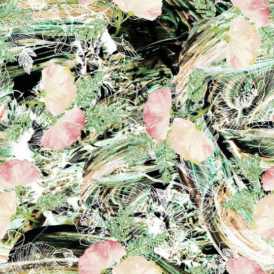 晕染肌理印花华亿平台图片