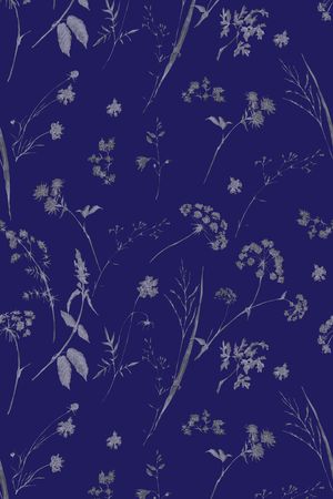 手绘花卉印花华亿平台图片