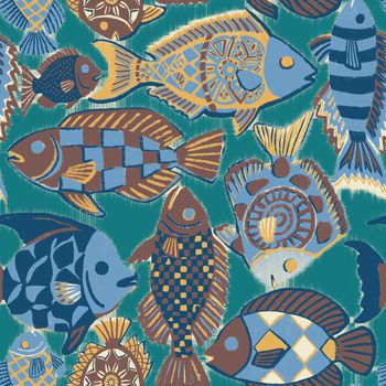 鱼印花华亿平台图片