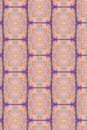 复古印花华亿平台图片