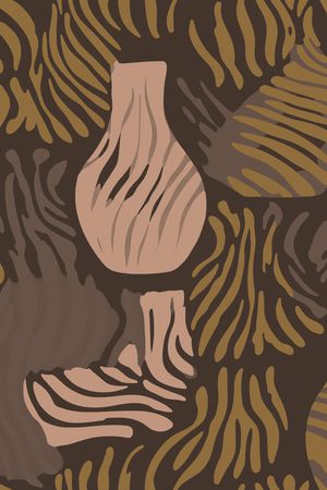 花瓶印花华亿平台图片