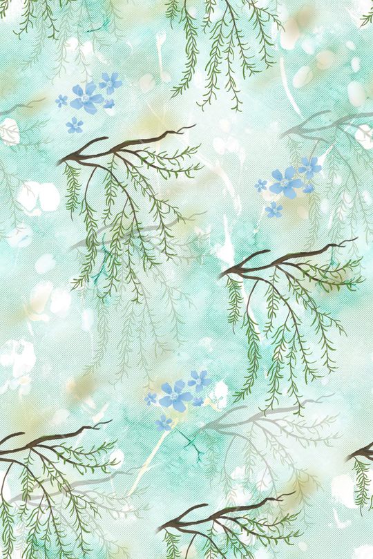 小清新印花华亿平台图片