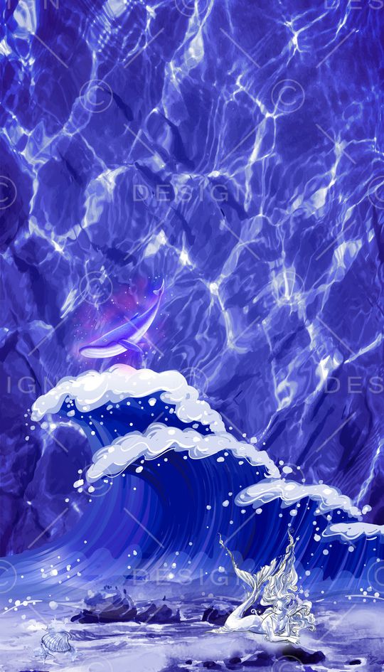 鲸鱼印花华亿平台图片