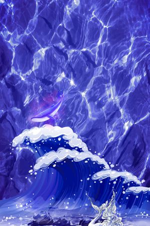 鲸鱼印花华亿平台图片