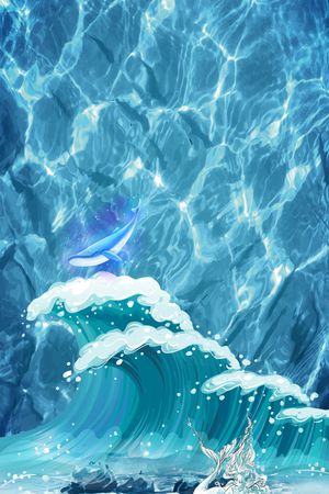 鲸鱼印花华亿平台图片