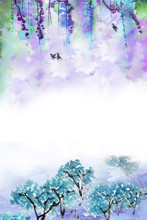 晕染肌理印花华亿平台图片