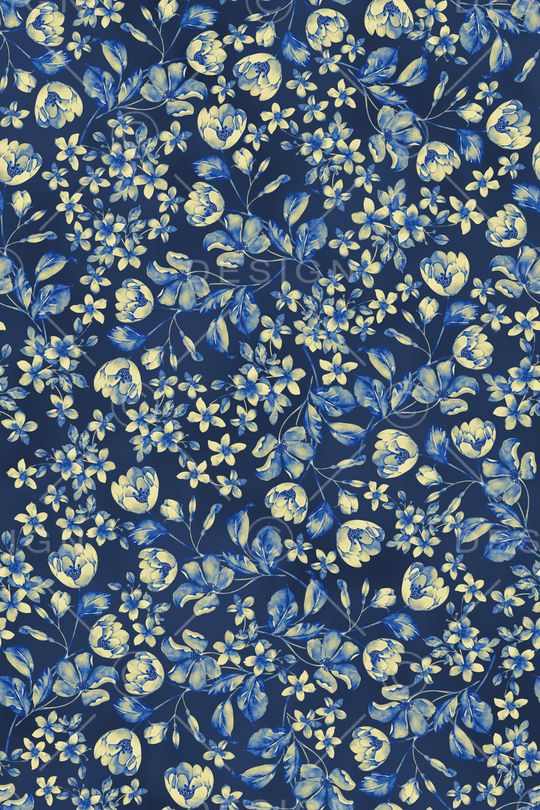 满版散花印花华亿平台图片