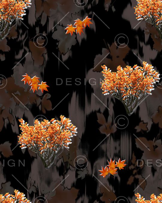 枫叶印花华亿平台图片