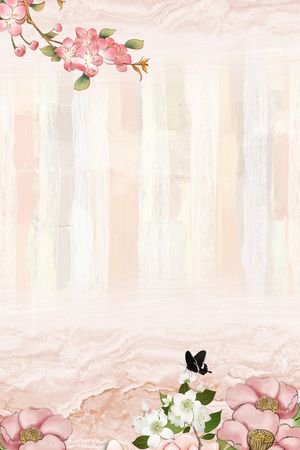 水彩花卉印花华亿平台图片