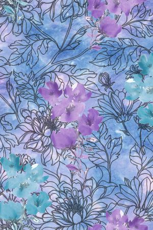 晕染肌理印花华亿平台图片