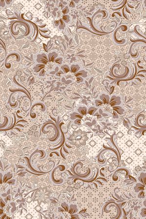 真丝印花华亿平台图片