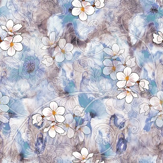 晕染肌理印花华亿平台图片