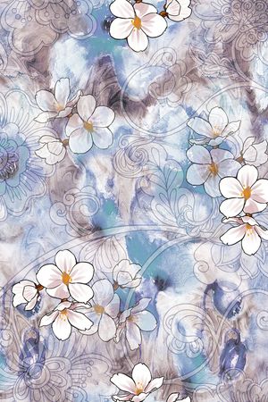 晕染肌理印花华亿平台图片