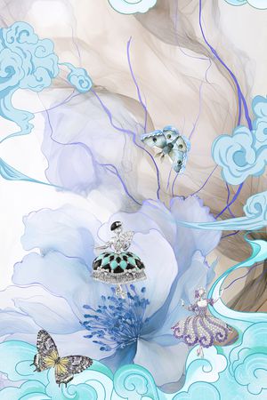 珠宝宝石印花华亿平台图片