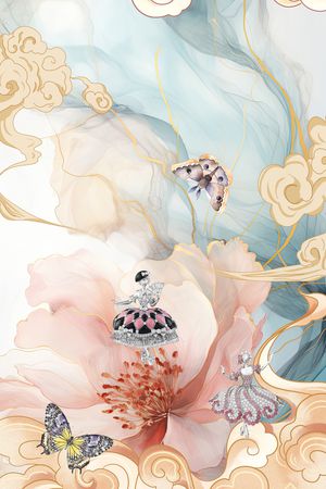 珠宝宝石印花华亿平台图片