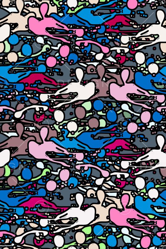 涂鸦印花华亿平台图片