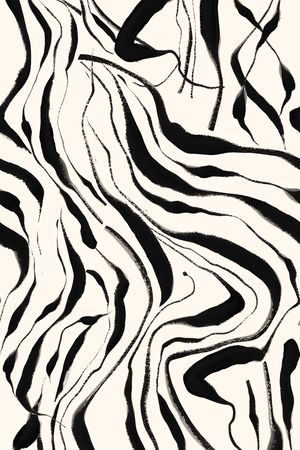 黑白条纹印花华亿平台图片