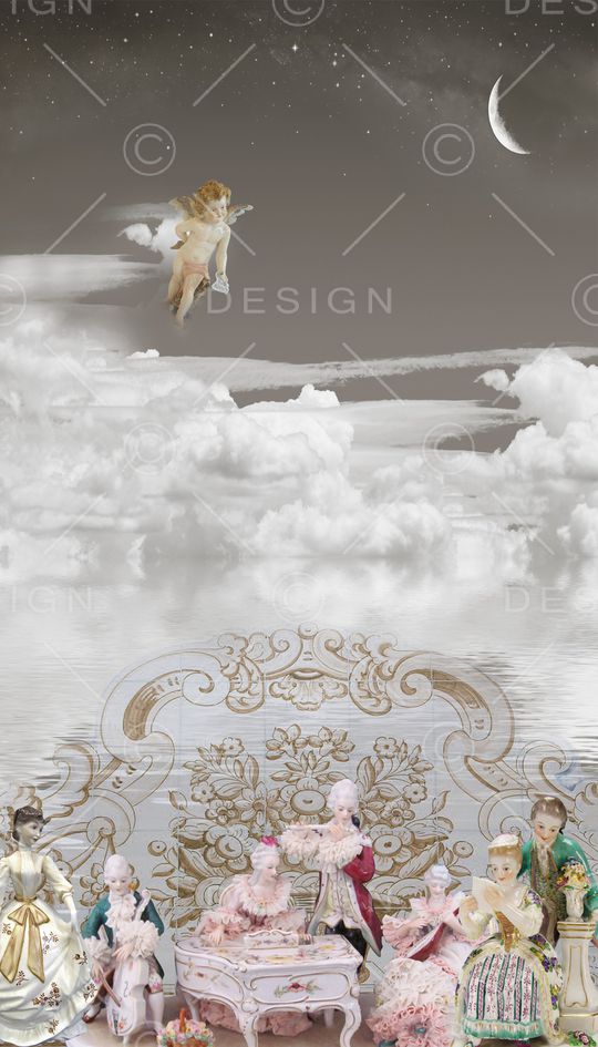 古典花纹印花华亿平台图片