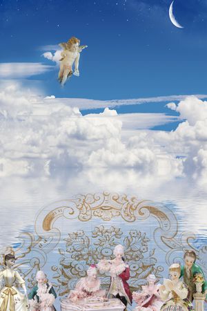 古典花纹印花华亿平台图片