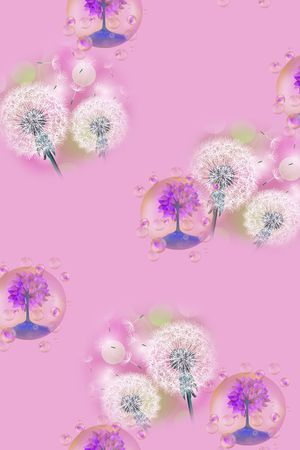 蒲公英印花华亿平台图片