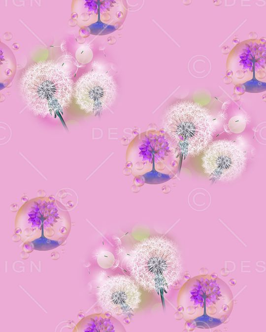 蒲公英印花华亿平台图片