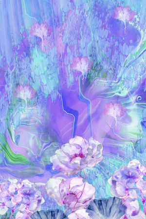 晕染肌理印花华亿平台图片