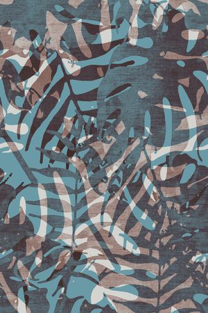 棕榈叶印花华亿平台图片