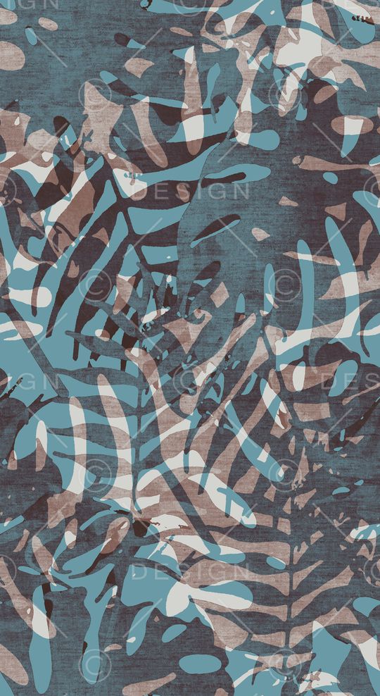 棕榈叶印花华亿平台图片