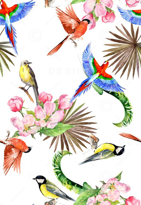 植物印花华亿平台图片