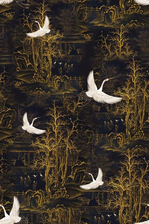 中国风印花华亿平台图片