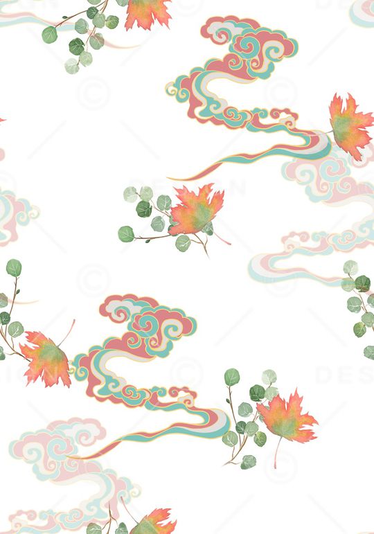 中国风印花华亿平台图片