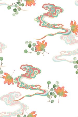 中国风印花华亿平台图片