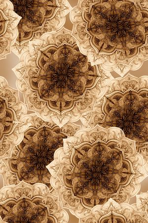 古典纹样印花华亿平台图片