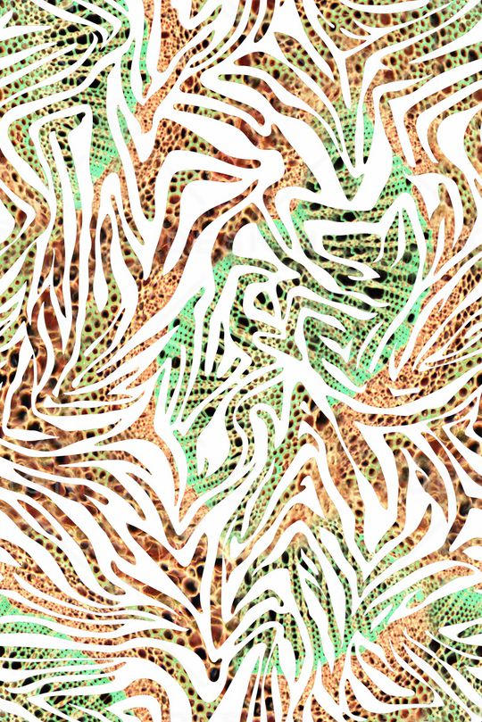 斑马纹印花华亿平台图片