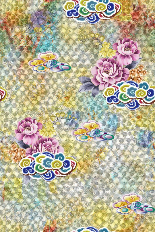 蛇纹印花华亿平台图片