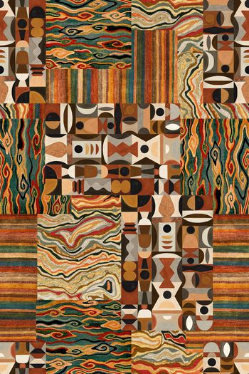 民族风印花华亿平台图片