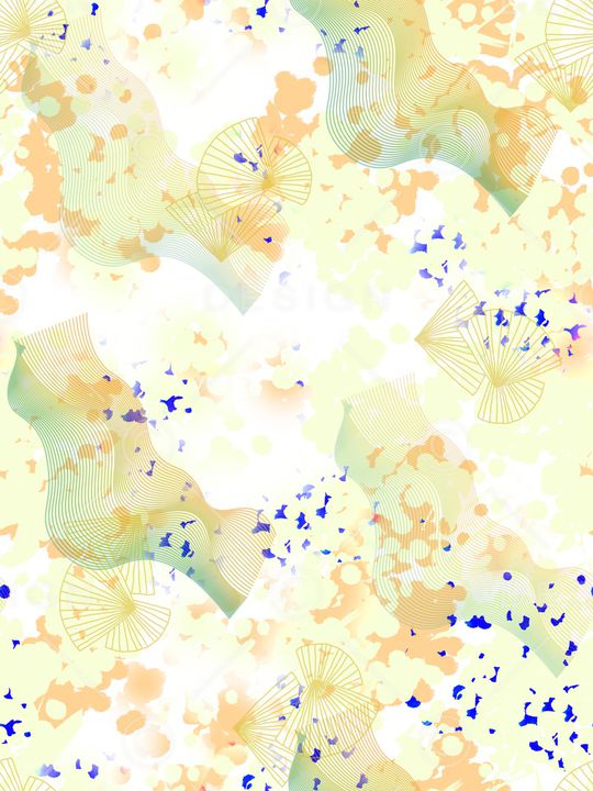 小清新印花华亿平台图片