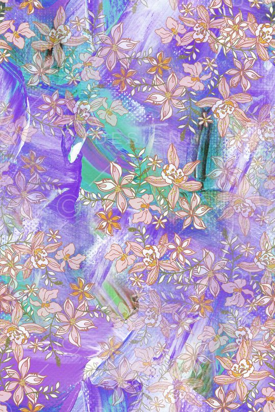 晕染肌理印花华亿平台图片