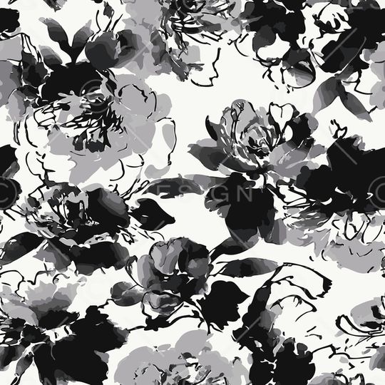 水墨风印花华亿平台图片