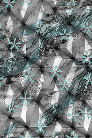 线条印花华亿平台图片