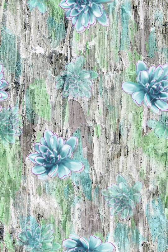 晕染肌理印花华亿平台图片