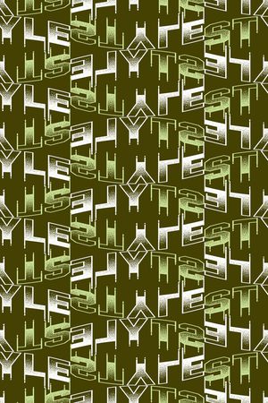 绿色印花华亿平台图片