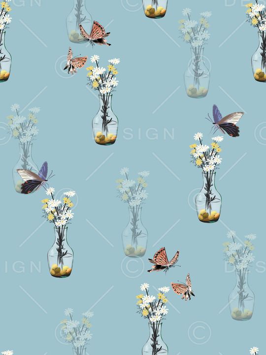 小清新印花华亿平台图片