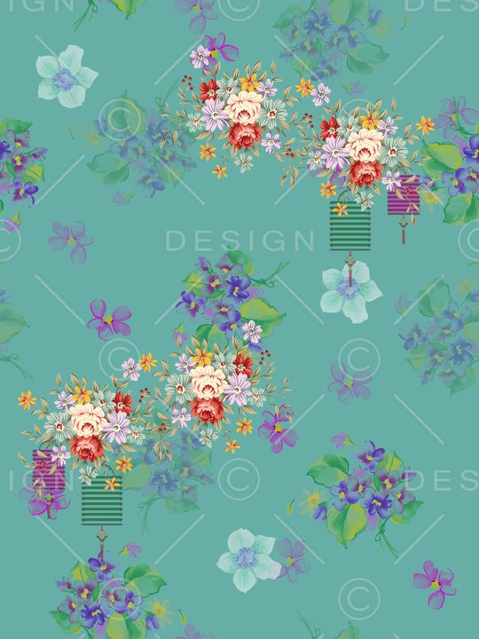 中国风印花华亿平台图片