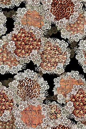 豹纹印花华亿平台图片