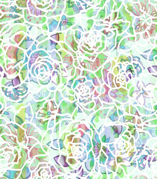 晕染肌理印花华亿平台图片