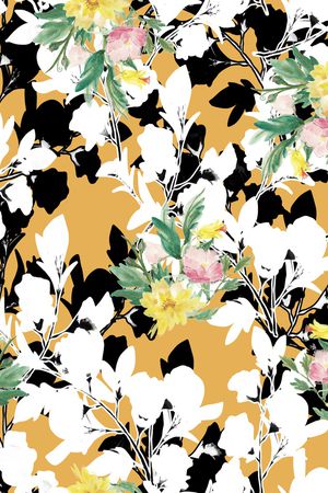 剪影印花华亿平台图片