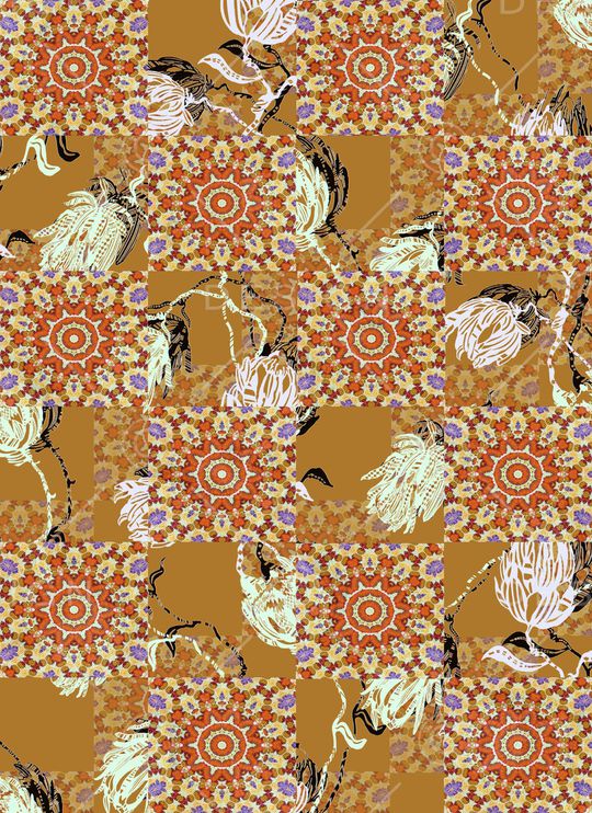 民族风印花华亿平台图片