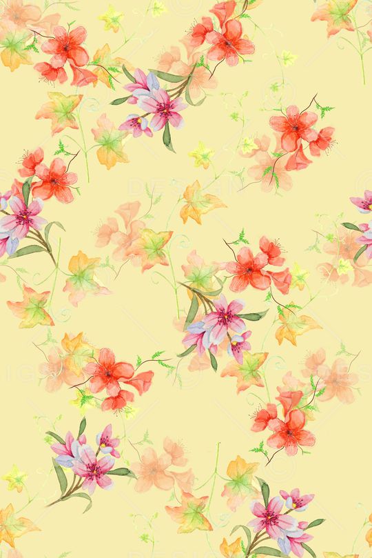 小清新印花华亿平台图片