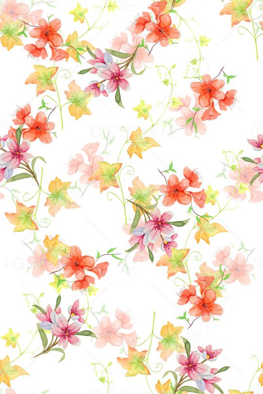 小清新印花华亿平台图片